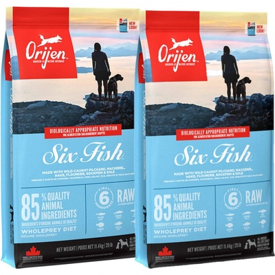 Orijen Six Fish Adult Fish 2 x 11,4 kg