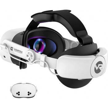 VortexVR Elite Strap s 10000mAh batériou Meta Quest 3S, Quest 3