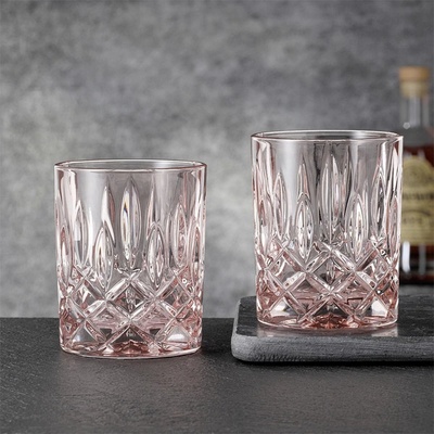 Nachtmann Sklenice na whisky NOBLESSE COLORS růžová 2 x 295 ml