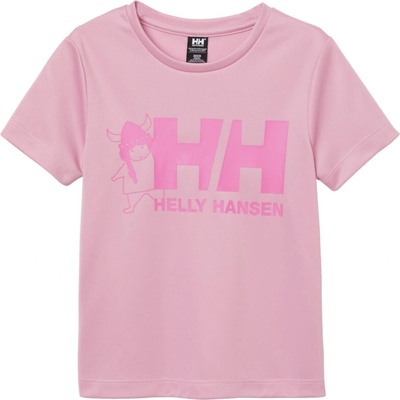 Helly Hansen K HH Tech Graphic T-shirt Pink lavender