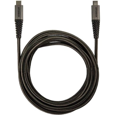 Otterbox USB-C to USB-C Cable - здрав USB-C към USB кабел с въжена оплетка за устройства с USB-C порт (3 метра)