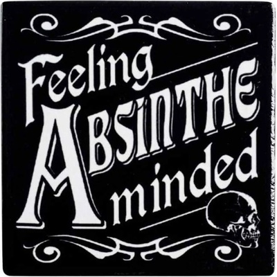 Alchemy gothic подложка за чаша ALCHEMY GOTHIC - Feeling Absinthe Minded - CC4