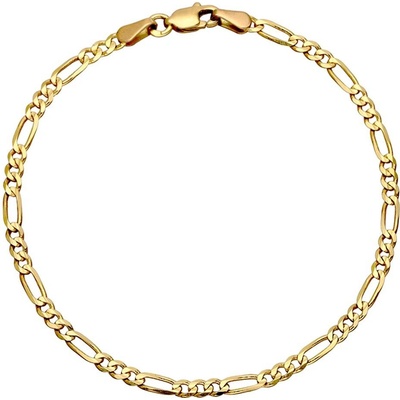 Zlaton Náramek žluté zlato figaro vel.22 3g 000630511242