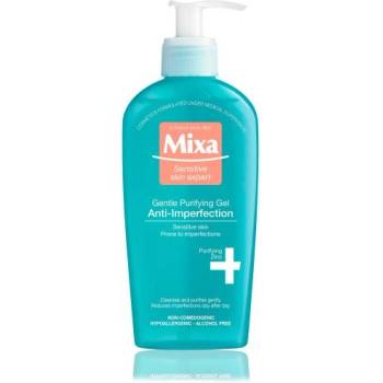 Mixa Anti-Imperfection Gentle почистващ гел без съдържание на сапун за чувствителна кожа 200 ml за жени