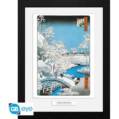 HIROSHIGE - Framed print "The Drum Bridge", PFC3419