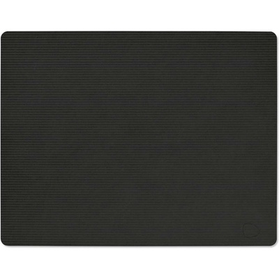 LIND Prostírání Square Corduroy černý inkoust kůže 35x45cm