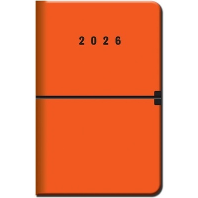 Capri A5 týždenný 2026 oranžový