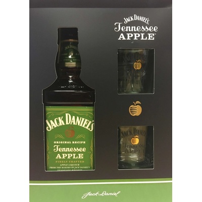 Jack Daniel's Apple 35% 0,7 l (darčekové balenie 2 poháre)