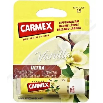 Carmex Ultra Smooth balzam na pery SPF15 Vanilla 4,25 g