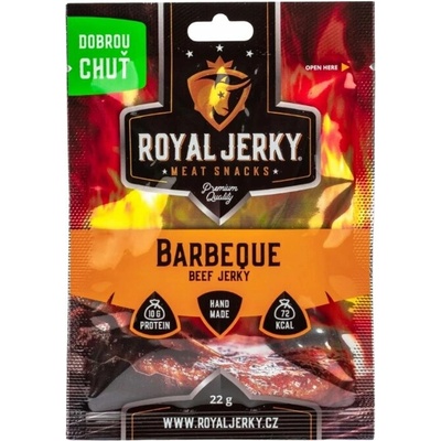 Royal Jerky Sušené mäso hovädzie barbecue 22 g