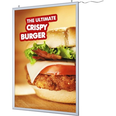Jansen Display LED obojstanný svetelný rám A0, 886 x 1234 mm