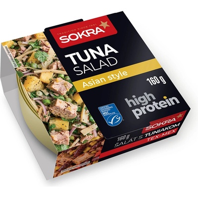 Sokra Salát s tuňákem na asijský způsob High Protein 160g