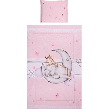 Lorelli Спален комплект Lorelli - Пеперуди, 3 части, Розов (20800015801)