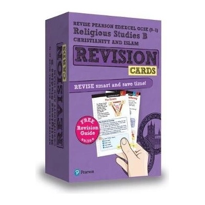 Pearson REVISE Edexcel GCSE Religious Studies Christianity a Islam Revision Cards (with free online Revision Guide) - 2023 and 2024 exams
