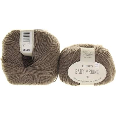 Drops Baby Merino 57 šedobéžová