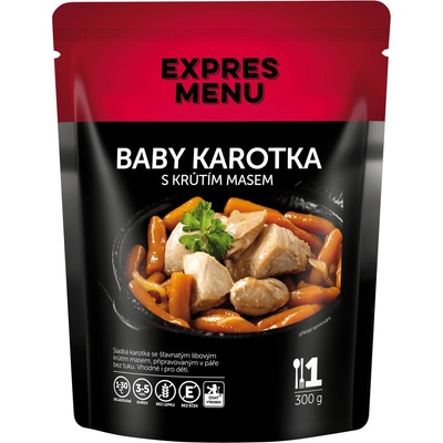 EXPRES MENU Baby karotka s krůtím masem 300 g