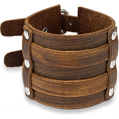 Steel Edge kožený SESL0216 hnědá