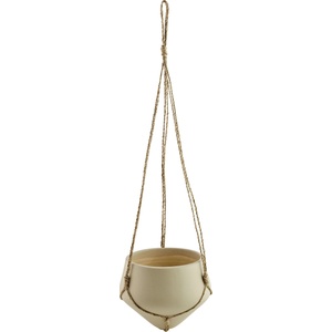 BOLIA Кашпа Grove висяща 17 см пясъчен цвят (24-954-01_00001)
