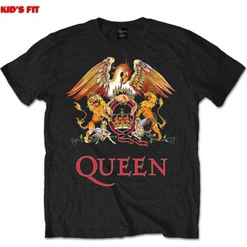 ROCK OFF Детска тениска Queen - Classic Crest - ROCK OFF - QUTS03BB