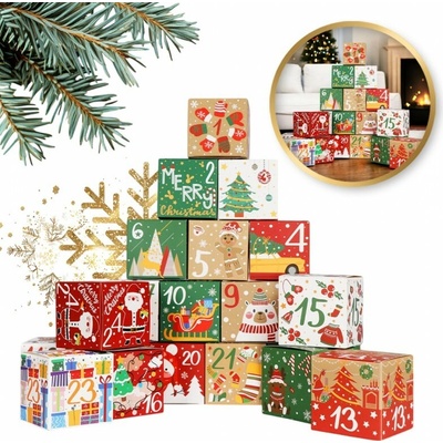Textilomanie Adventný kalendár BOXMAS DIY, 24 krabičiek