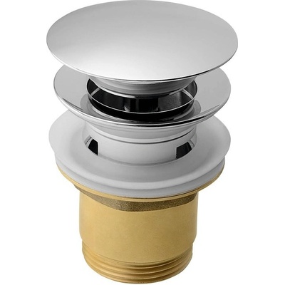 Agualine Umyvadlová výpust click clack 5/4" velká zátka, chrom TF7001