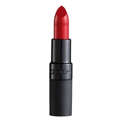 Gosh Copenhagen Velvet Touch Lipstick Matt Edition rtěnka 029 Runway Red 4 ml