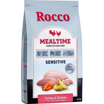 Rocco Mealtime Sensitive krůtí a kuřecí 12 kg