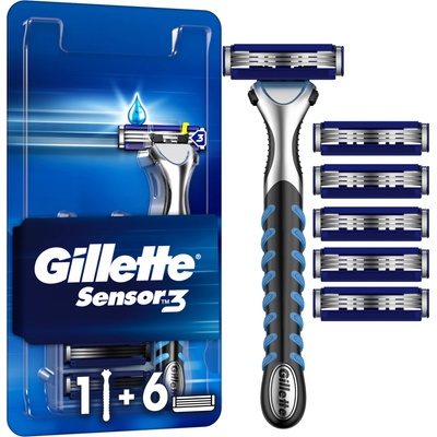 Gillette Sensor3 + 6 ks hlavic – Zboží Dáma