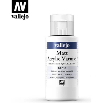Vallejo Pomocné produkty 26519 Permanent Satin Varnish polomatný lak 60 ml.