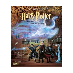 Harry Potter und der Orden des Phönix (farbig illustrierte Schmuckausgabe) (Harry Potter 5) | Jim Kay, Neil Packer, Klaus Fritz (2022)
