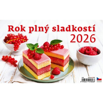 Rok plný sladkostí stolní 2026