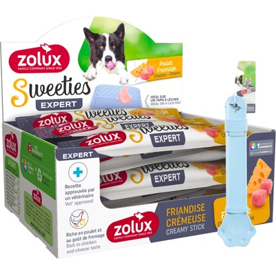 Zolux Pochoutka pes SWEETIES kuře sýr krém.tyčinka 14 g