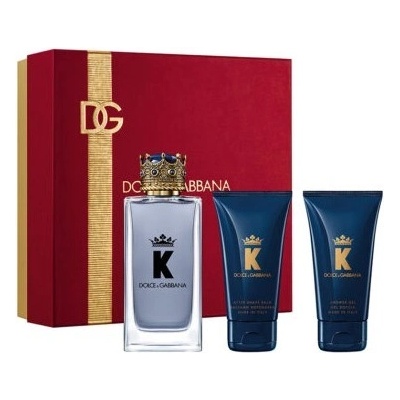 Dolce&Gabbana K by Dolce & Gabbana Подаръчен комплект за мъже Размер EDT 100 + 50 ml душ гел + 50 ml афтършейв балсам