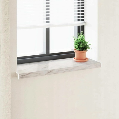 VidaXL Parapet mramorový 100 x 30 x 4,5 cm PVC