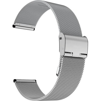 eses Milánský tah celokovový řemínek pro chytré hodinky 20mm stříbrná se zapínáním na sponu PRCZ-8093