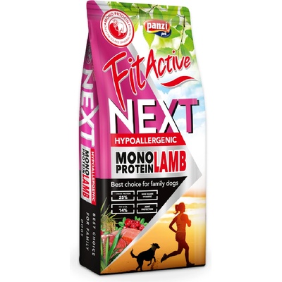 FitActive Next Hypoallergenic Monoprotein jehněčí 2 x 15 kg
