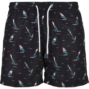 Urban Classics Бански гащета Urban classics Pattern swimming shorts - Black (Black)