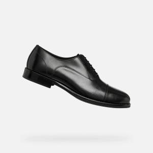 GEOX Черни мъжки официални обувки Geox Barberigo Geox | Cheren | МЪЖЕ | 39
