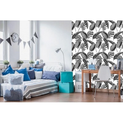 DIMEX ART Луксозна флизелинова тапета зелени екзотични листа