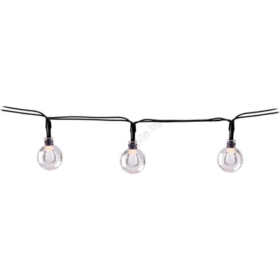 Grundig - LED соларен гирлянд 50 LED, 8 функции, 6, 9 м, топла бяла, 600 mAh (P6827)