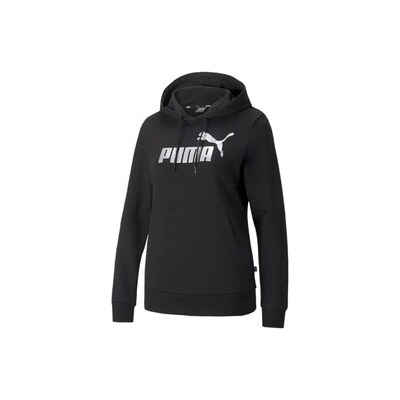 Puma ESS+ Metallic Logo Hoodie TR 849096-51 čierna