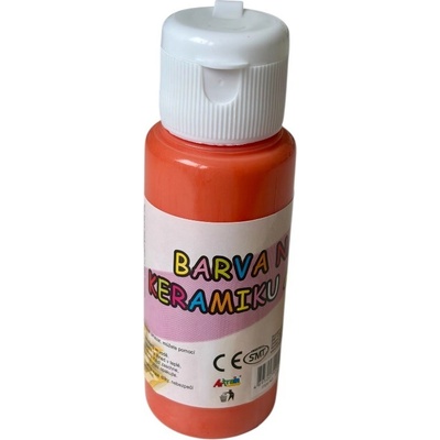 Creatoys akrylová barva na sklo a keramiku 60 ml oranžová tmavá – Hledejceny.cz