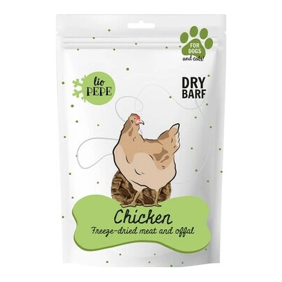 PAKA ZWIERZAKA PEPE Lyofilizované kuracie srdcia 60 g