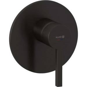 Kludi Nova Fonte - Смесител за душ за вграждане, четкано покритие Gunmetal 20755N215 (20755N215)