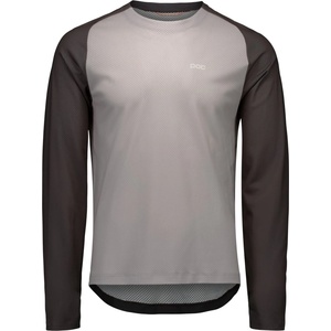 POC Мъжка фланелка с дълъг ръкав за колоездене POC Motion Air L/S Jersey Cycling jersey - Granite Grey - размер XXL (056-3686-0316)