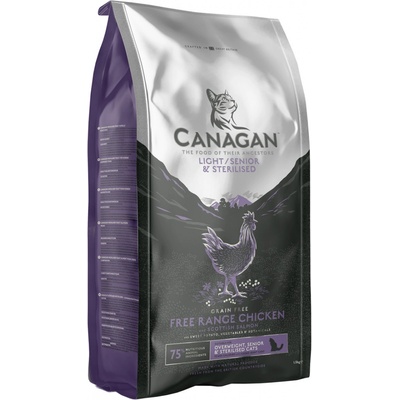 Canagan kočka cat light senior sterilised 1,5 kg