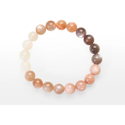 SVĚT KAMENŮ s.r.o. Měsíční kámen MIX náramek 8 mm 00165525
