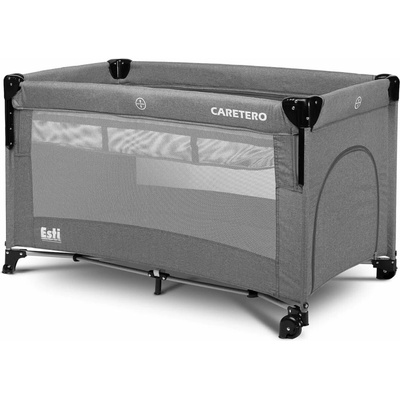 Caretero Cestovná postieľka Esti graphite