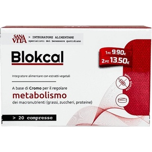 Paladin Pharma Sanavita Blokcal За здравословен метаболизъм, 20 таблетки, Paladin Pharma (550628 (50035) PP)