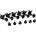 Partsland J02-BK-L6 Black Тунинг част за китара (J02-BK-L6)